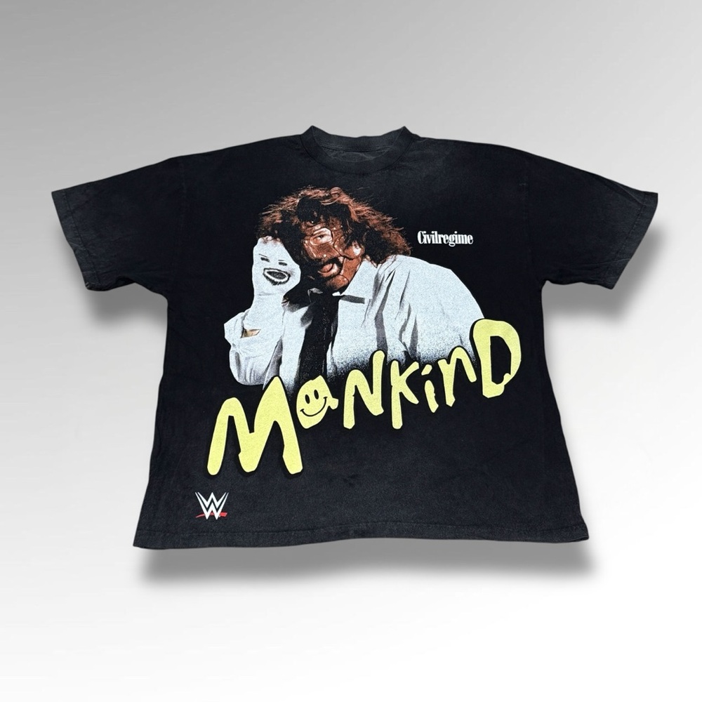 Civil Regime x WWE Mankind Mick Foley Socko Tee 🧦
